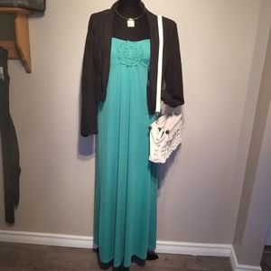 Teal Maxi Dress